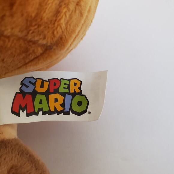 Nintendo Super Mario Set Mario Racoon 12" 2020 and Goomba 8" 2022 Plush TM - Picture 7 of 10